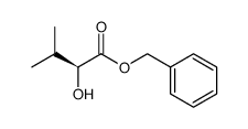 L-α-hydroxyisovaleric acid benzyl ester结构式