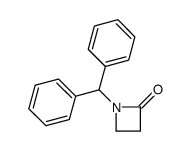 1-benzhydrylazetidin-2-one结构式