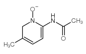 Acetamide,N-(5-methyl-1-oxido-2-pyridinyl)- Structure