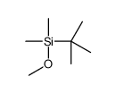 t-Butyl Dimethyl Methoxysilane Structure