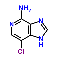 7-氯-1H-咪唑并[4,5-c]吡啶-4-胺结构式