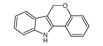 6,11-Dihydro[1]benzopyrano[4,3-b]indole结构式