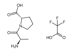 D-Ala-L-Pro-OH trifluoroacetate Structure