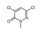 4,6-dichloro-2-methylpyridazin-3(2H)-one Structure