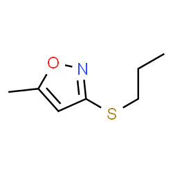 Isoxazole, 5-methyl-3-(propylthio)- (9CI)结构式
