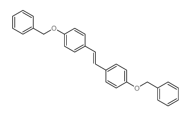 Benzene,1,1'-(1,2-ethenediyl)bis[4-(phenylmethoxy)- Structure