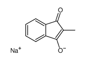 2-Methyl-indandion-(1,3)-natrium结构式