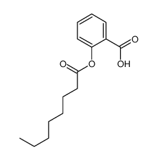 2-(Octanoyloxy)benzoic acid结构式