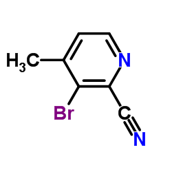 3-Bromo-4-methylpicolinonitrile Structure