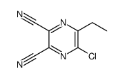 5-Chloro-6-ethyl-2,3-pyrazinedicarbonitrile Structure