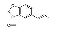 formaldehyde,5-[(E)-prop-1-enyl]-1,3-benzodioxole结构式