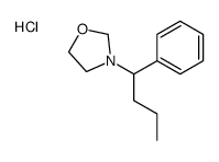 3-(1-phenylbutyl)-1,3-oxazolidine,hydrochloride Structure