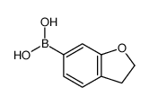 2,3-二氢-1-苯并呋喃-5-基硼酸结构式