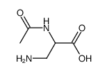 2-acetamido-3-aminopropanoic acid Structure