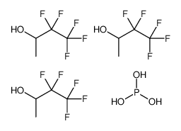 3,3,4,4,4-pentafluorobutan-2-ol,phosphorous acid Structure