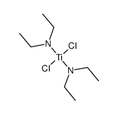 titanium bis(diethylamido)dichloride Structure