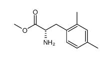 (2S)-2-amino-3-(2,4-dimethylphenyl)propionic acid methyl ester Structure
