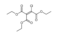 chloro-ethenetricarboxylic acid triethyl ester Structure