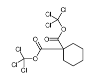 bis(trichloromethyl) cyclohexane-1,1-dicarboxylate Structure