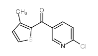 2-氯-5-(3-甲基-2-噻吩基)吡啶结构式