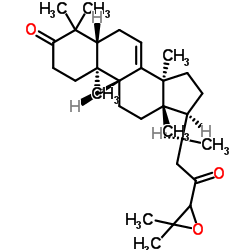 24,25-环氧基甘遂-7-烯-3,23-二酮结构式