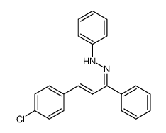 4-chlorochalcone phenylhydrazone Structure