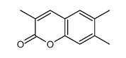 3,6,7-trimethylchromen-2-one Structure