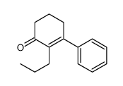 3-phenyl-2-propylcyclohex-2-en-1-one结构式