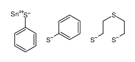 2,2-bis(phenylsulfanyl)-1,3,6,2-trithiastannocane结构式
