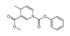 3-O-methyl 1-O-phenyl 4-methyl-4H-pyridine-1,3-dicarboxylate结构式