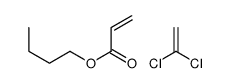 butyl prop-2-enoate,1,1-dichloroethene Structure