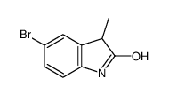 5-溴-3-甲基-2,3-二氢-1H-吲哚-2-酮结构式