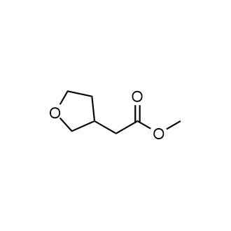 甲基2-(四氢呋喃-3-基)乙酸甲酯结构式