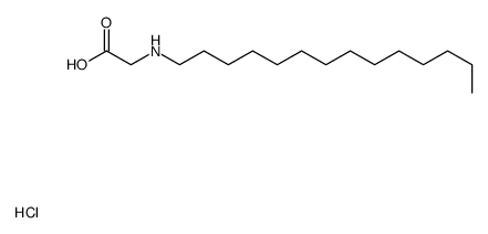 2-(tetradecylamino)acetic acid,hydrochloride Structure