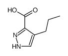 Pyrazole-3(or 5)-carboxylic acid, 4-propyl- (7CI)结构式