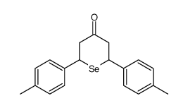2,6-bis(4-methylphenyl)selenan-4-one Structure
