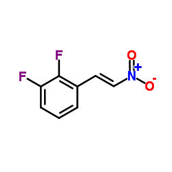 1,2-Difluoro-3-[(E)-2-nitrovinyl]benzene结构式