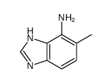 6-Methyl-1H-benzo[d]imidazol-7-amine Structure