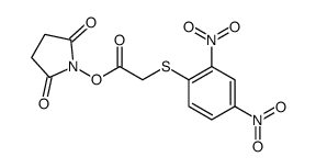 (2,5-dioxopyrrolidin-1-yl) 2-(2,4-dinitrophenyl)sulfanylacetate Structure