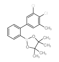 2-(3',4'-Dichloro-5'-methyl-[1,1'-biphenyl]-2-yl)-4,4,5,5-tetramethyl-1,3,2-dioxaborolane structure