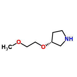 (R)-3-(2-甲氧基乙氧基)吡咯烷结构式