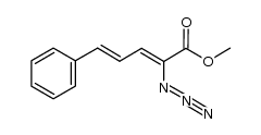 (2Z,4E)-methyl 2-azido-5-phenylpenta-2,4-dienoate结构式