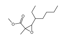 2,3-Epoxy-2-methyl-4-ethyl-octansaeure-methylester Structure