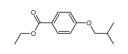 4-isobutoxy-benzoic acid ethyl ester结构式