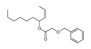 [(Z)-dec-2-en-4-yl] 2-phenylmethoxyacetate结构式