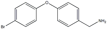 4-(4-溴苯氧基)苄胺结构式