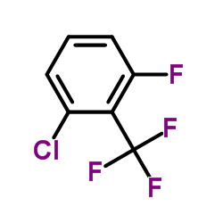1-Chloro-3-fluoro-2-(trifluoromethyl)benzene structure