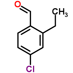 4-Chloro-2-ethylbenzaldehyde Structure