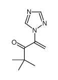 4,4-dimethyl-2-(1,2,4-triazol-1-yl)pent-1-en-3-one结构式