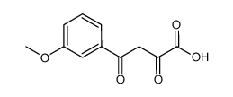 4-(3-Methoxy-phenyl)-2,4-dioxo-butyric acid Structure